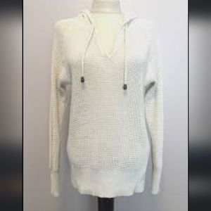 Sonoma White Knit Hoodie Size XL